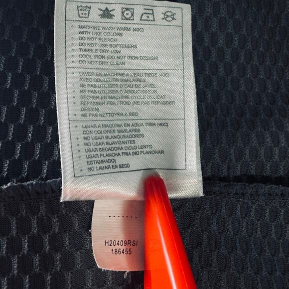 Nike Sphere Mens Medium Gray QTR Zip Long Sleeve Dry Shirt Textured Back Pocket - Picture 9 of 10